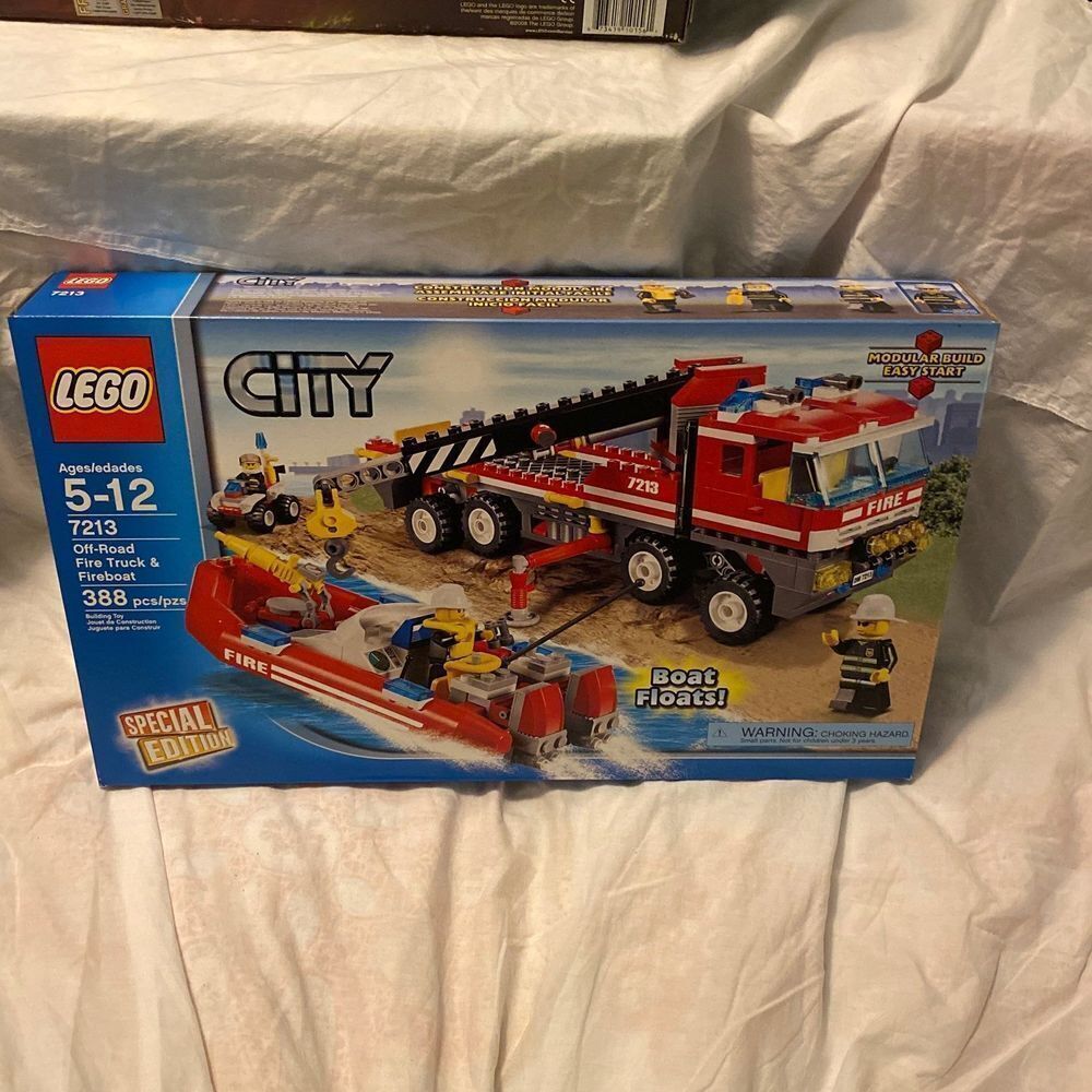LEGO City: off-Road Fire Truck & Fireboat 7213